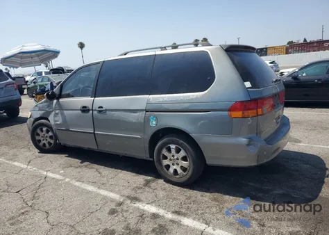 2002 Honda Odyssey Exl из США, поврежденный, VIN 2HKRL189X2H530814